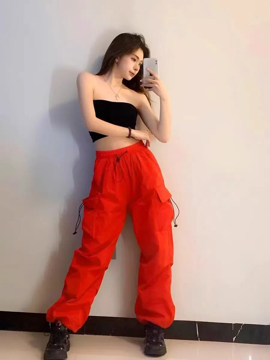 Women's American Vintage Pants™ Loose Fit High Straight Leg Trousers