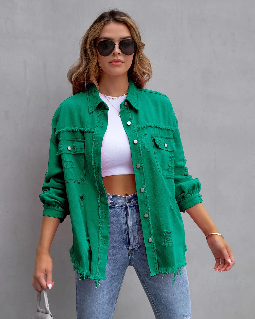 Women's Denim Shirts™ Vintage Oversized Loose Shirt
