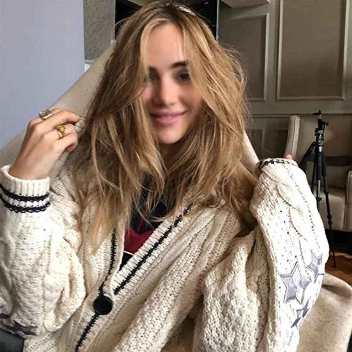 Women's Y2K Sweaters™ Loose Knitted Long Sleeve Cardigans