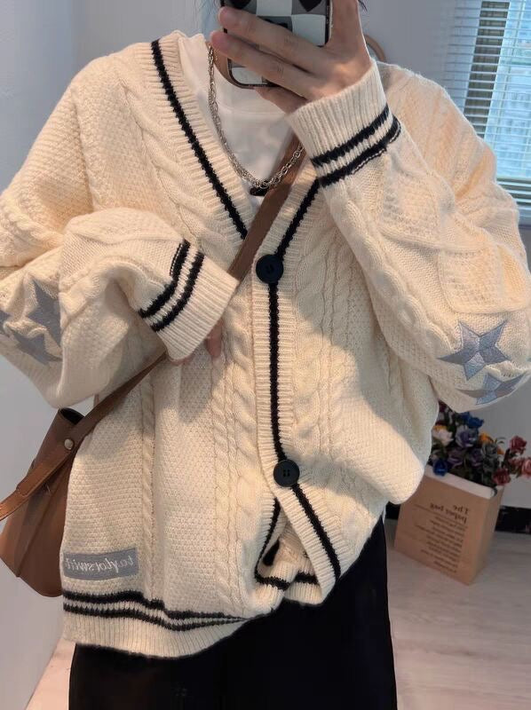Women's Y2K Sweaters™ Loose Knitted Long Sleeve Cardigans