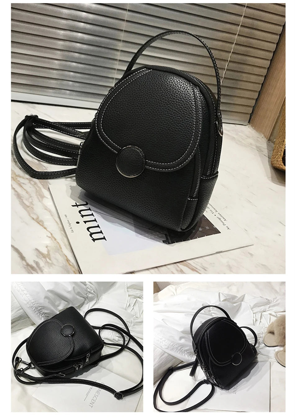 Women's Backpack™ Mini Soft Touch Multi-Function  Shoulder Bag Girl