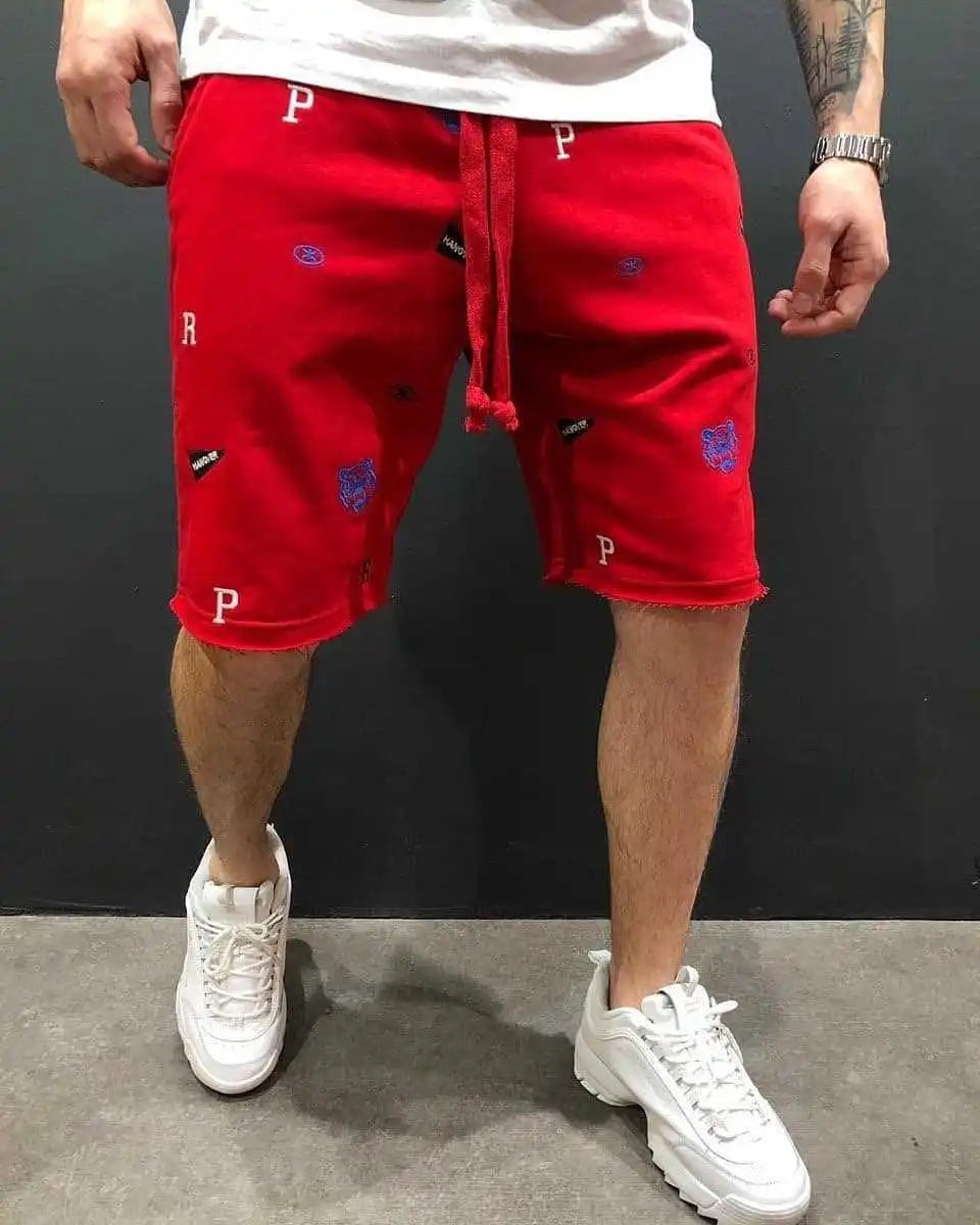 Men Embroidery Short Pants™ Street Trend Short Pants