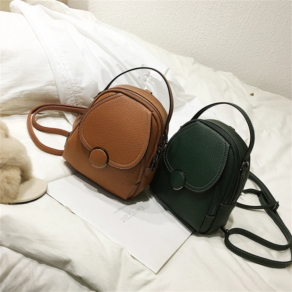 Women's Backpack™ Mini Soft Touch Multi-Function  Shoulder Bag Girl