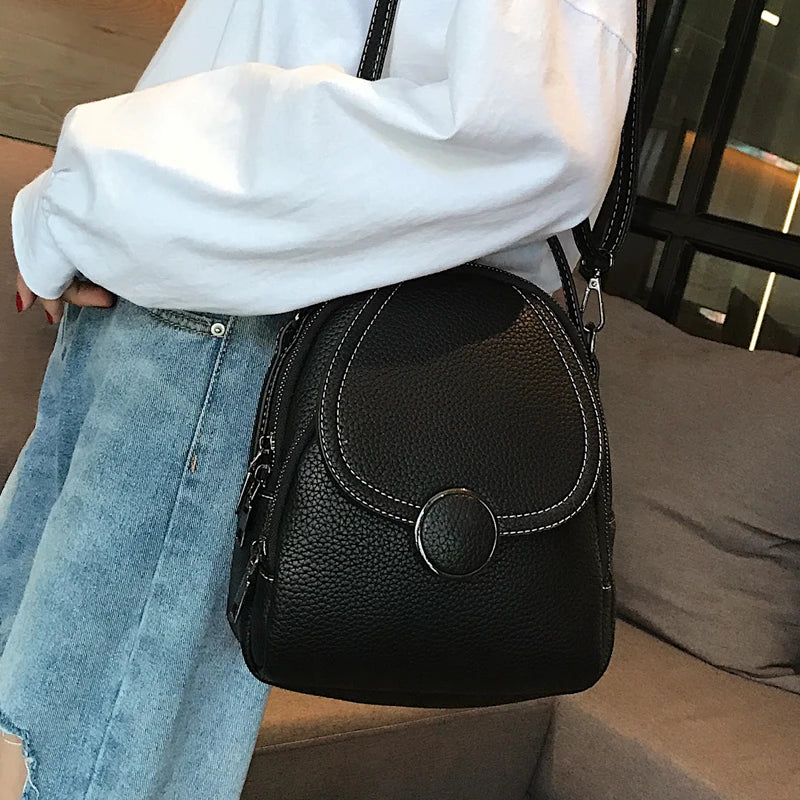 Women's Backpack™ Mini Soft Touch Multi-Function  Shoulder Bag Girl