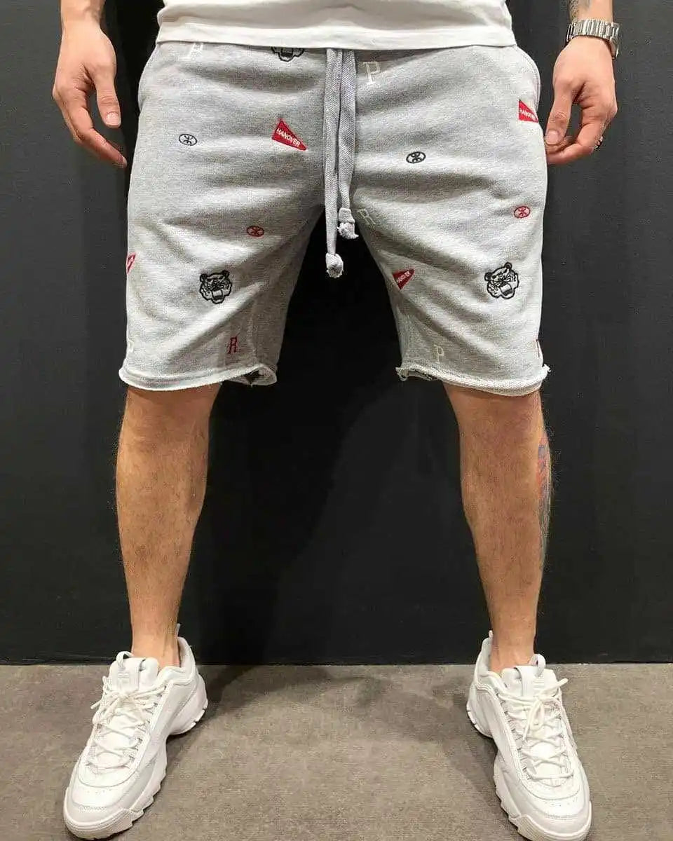 Men Embroidery Short Pants™ Street Trend Short Pants