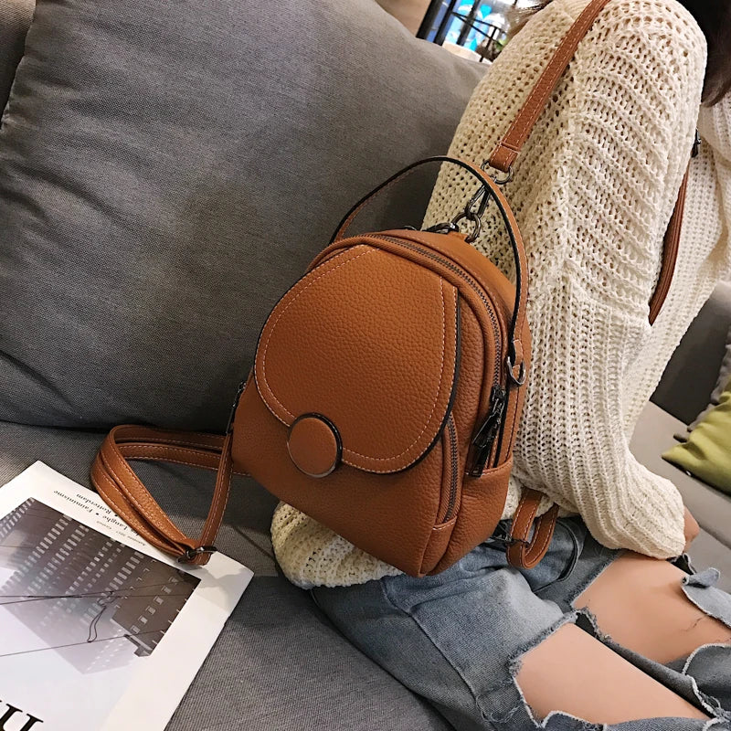 Women's Backpack™ Mini Soft Touch Multi-Function  Shoulder Bag Girl