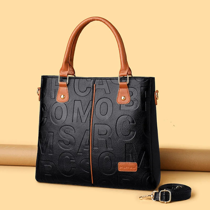 Women's  PU Leather Handbags™  Ladies Luxury Tote Handbag