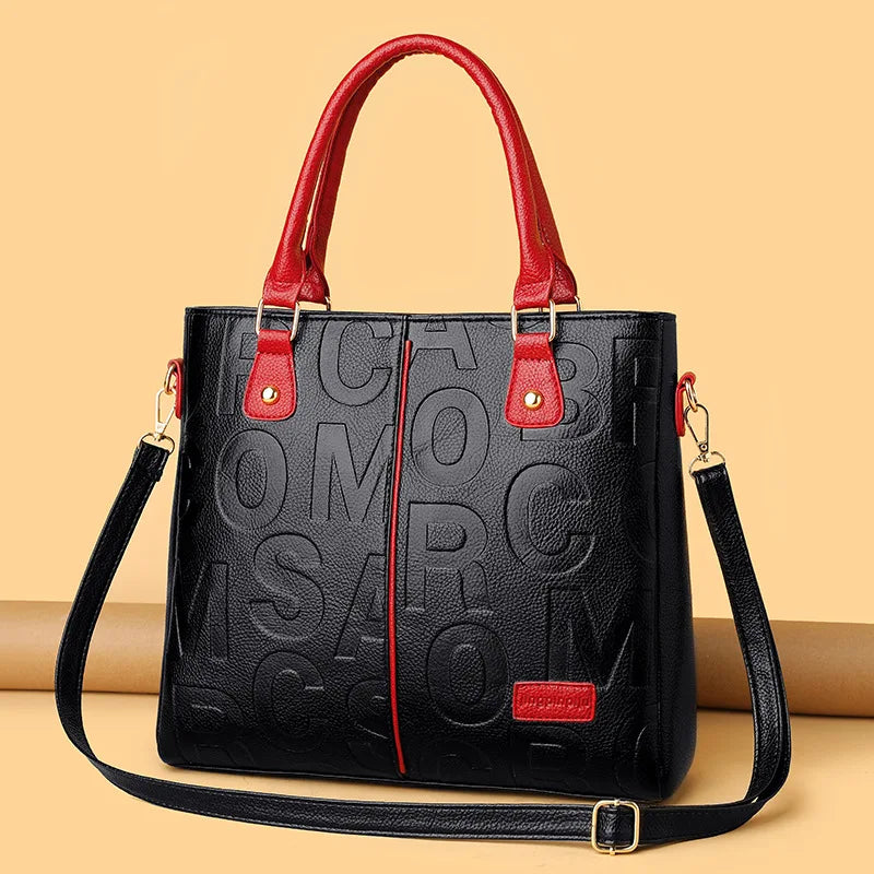 Women's  PU Leather Handbags™  Ladies Luxury Tote Handbag