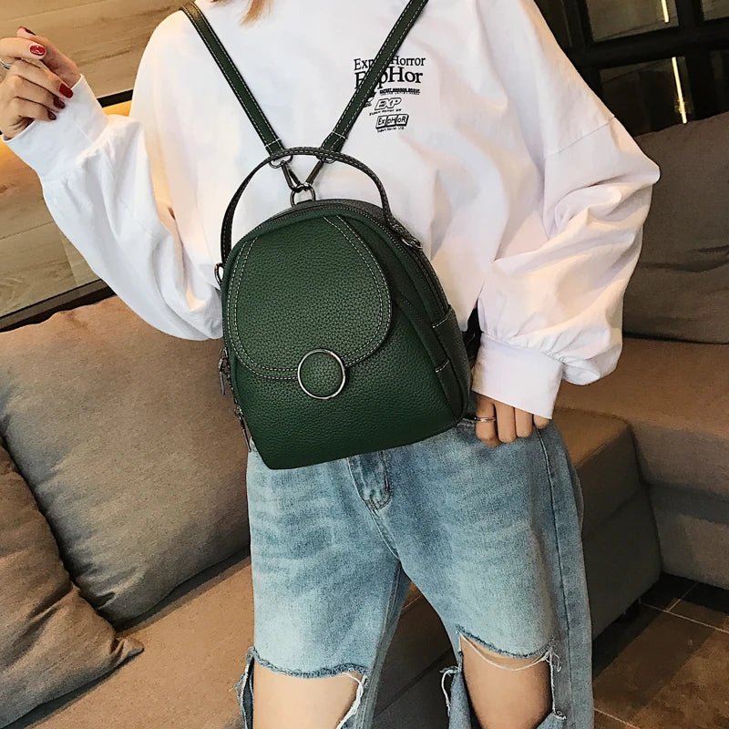 Women's Backpack™ Mini Soft Touch Multi-Function  Shoulder Bag Girl