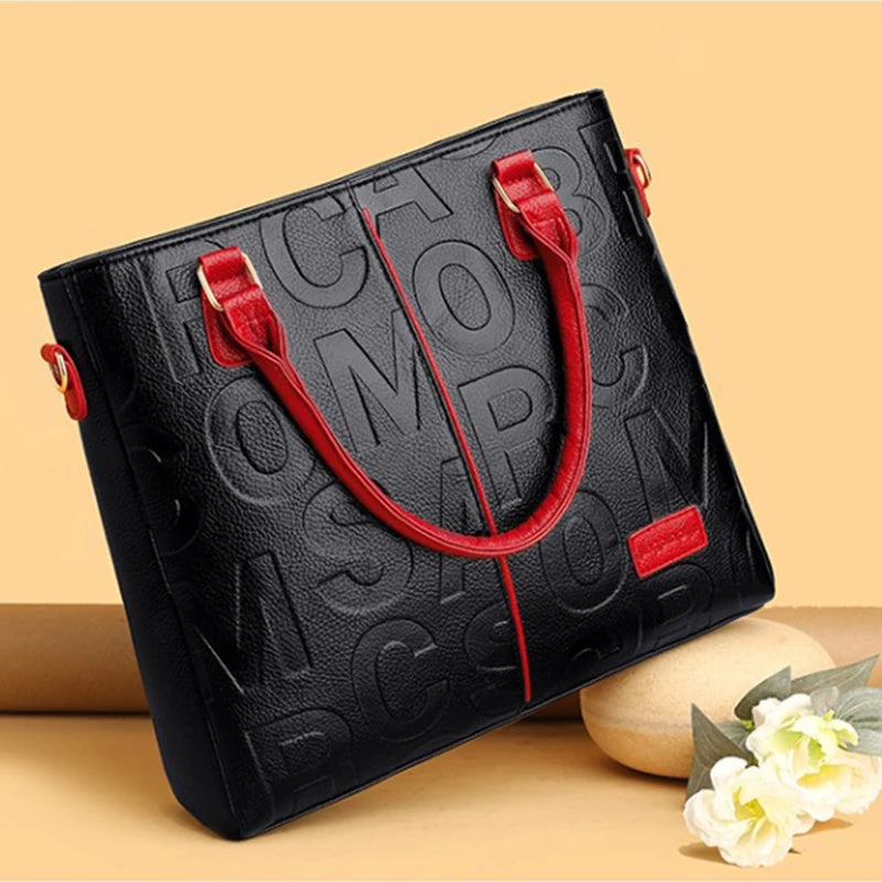 Women's  PU Leather Handbags™  Ladies Luxury Tote Handbag