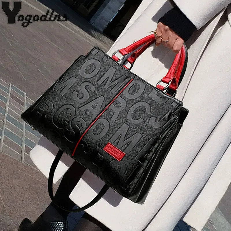 Women's  PU Leather Handbags™  Ladies Luxury Tote Handbag