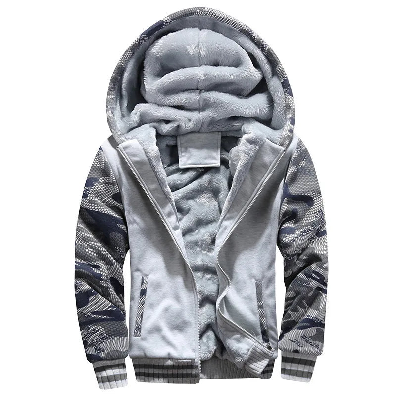 Men's Camouflage Jacket™ Casual Hoodies Long Sleeve Thicken Fleece Winter Jackets