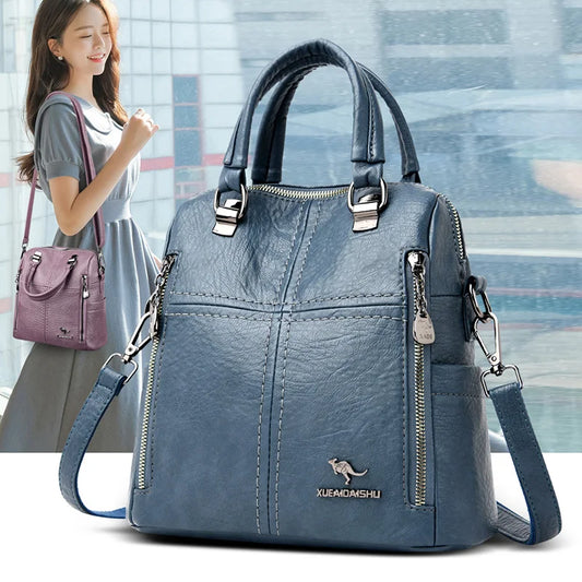 Women's Bag™ Quality Leather Backpack/Shoulder Bags