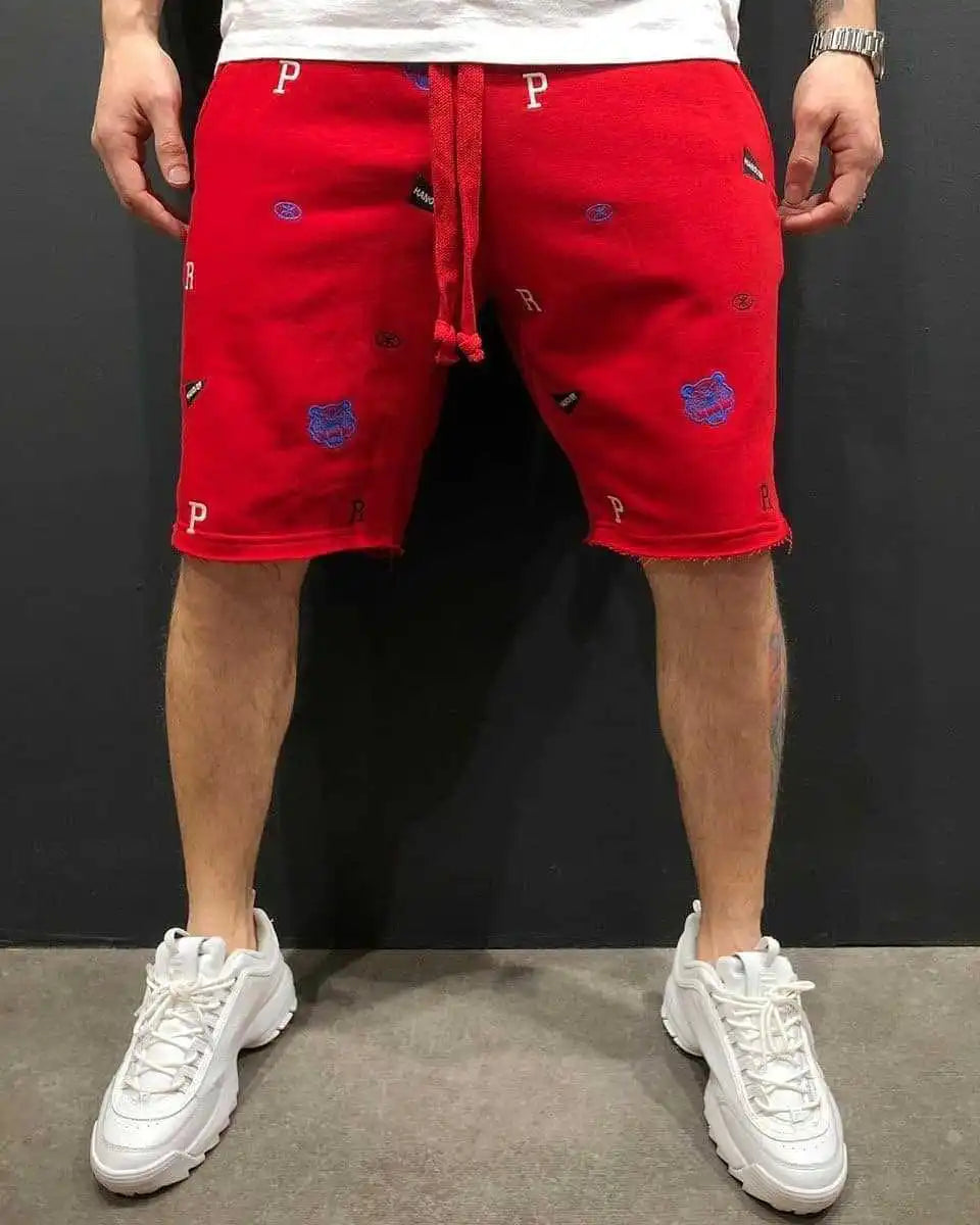 Men Embroidery Short Pants™ Street Trend Short Pants