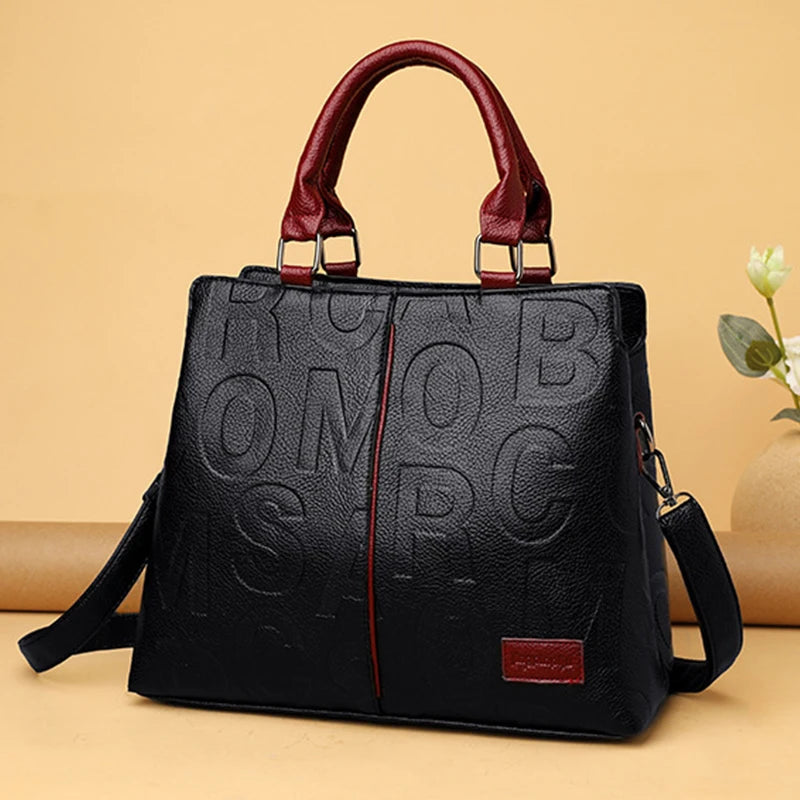 Women's  PU Leather Handbags™  Ladies Luxury Tote Handbag