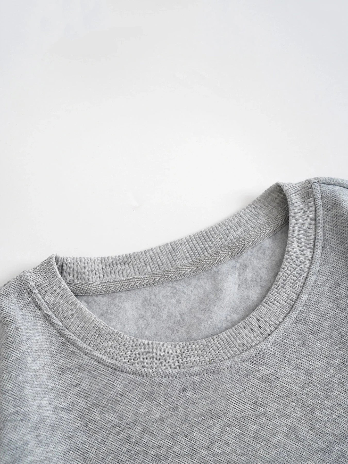 Women's Print Thermal Lined Pullover™ Crew Neck Loose Long Sleeve Plus Velvet Sweatshirt