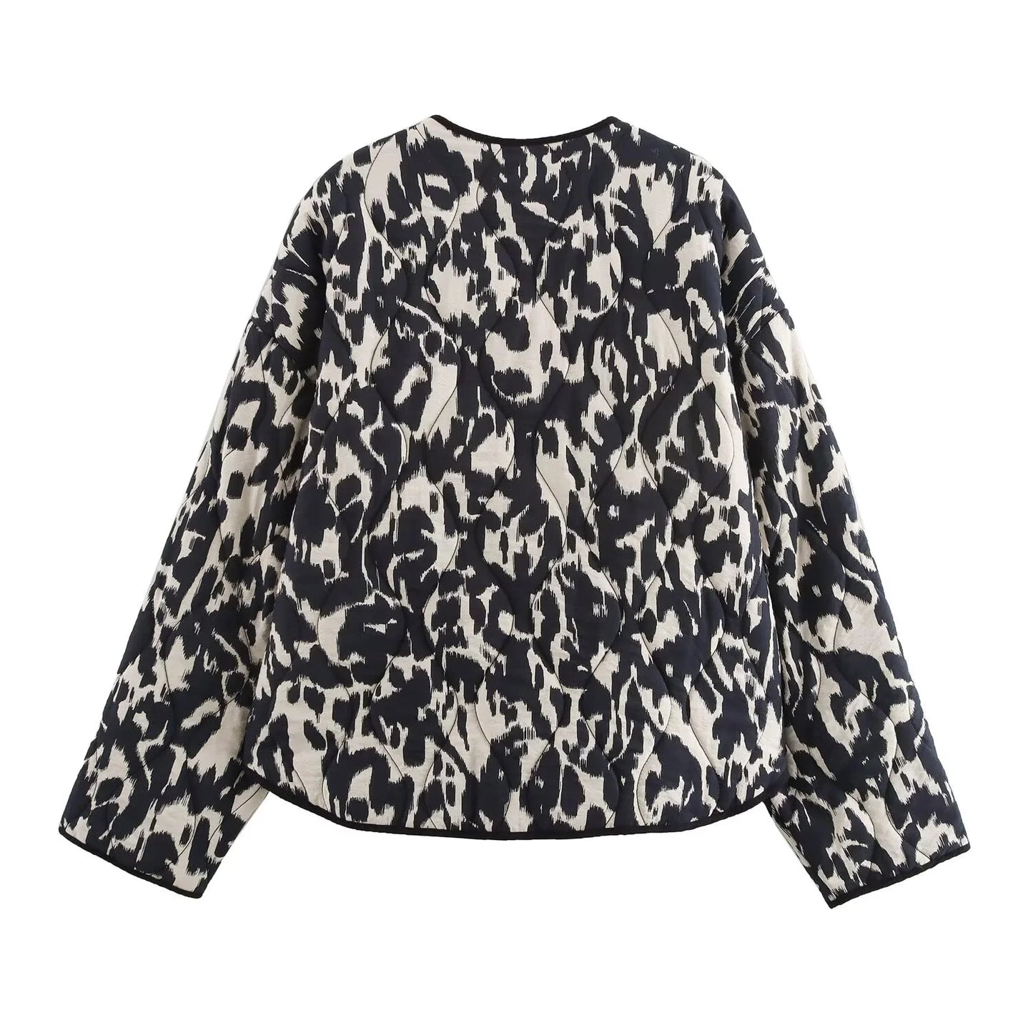 Women's Jacket™ Snake Skin Fashion Printed Button Long Sleeve Jacket