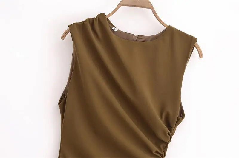 Women Dresses™ Fashion Tight Ruched Mini Dress