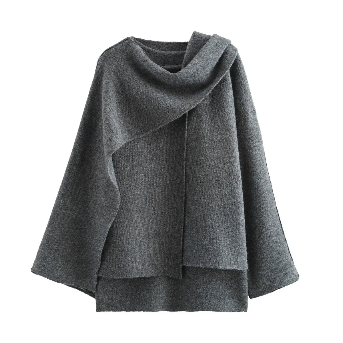 Women's Jacket™ Ladies Autumn Winter Casual Commuter Knitted Loose Oversize Scarf Jacket