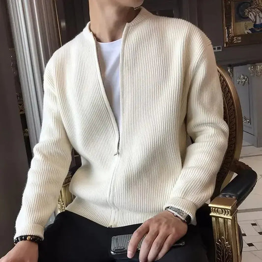 Men's Knitted Cardigan Sweater™ Casual Versatile Slimming Sweater