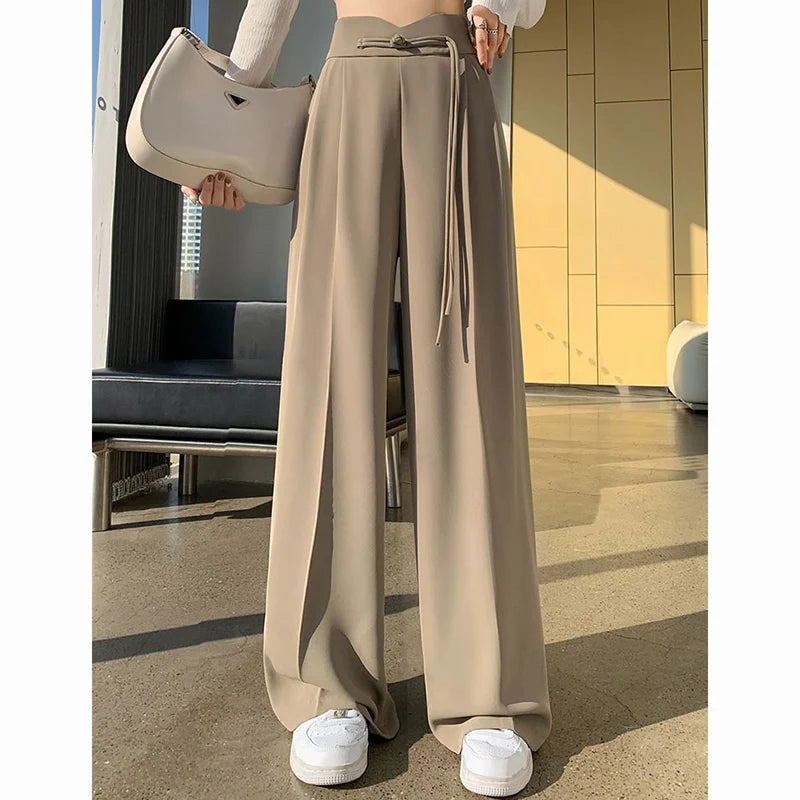Women's Straight Leg Suit Pants™ Female Chic High Waisted Trousers