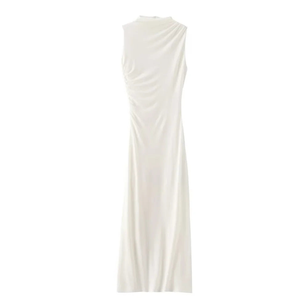 Women Dress™ Spring And Summer Fashionable Pleated Decorative Dress