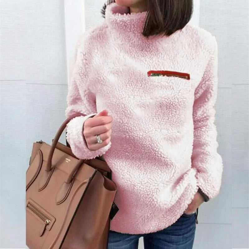 Women's Turtleneck Pullover™ Super Soft and Comfortable Solid Color Sweater