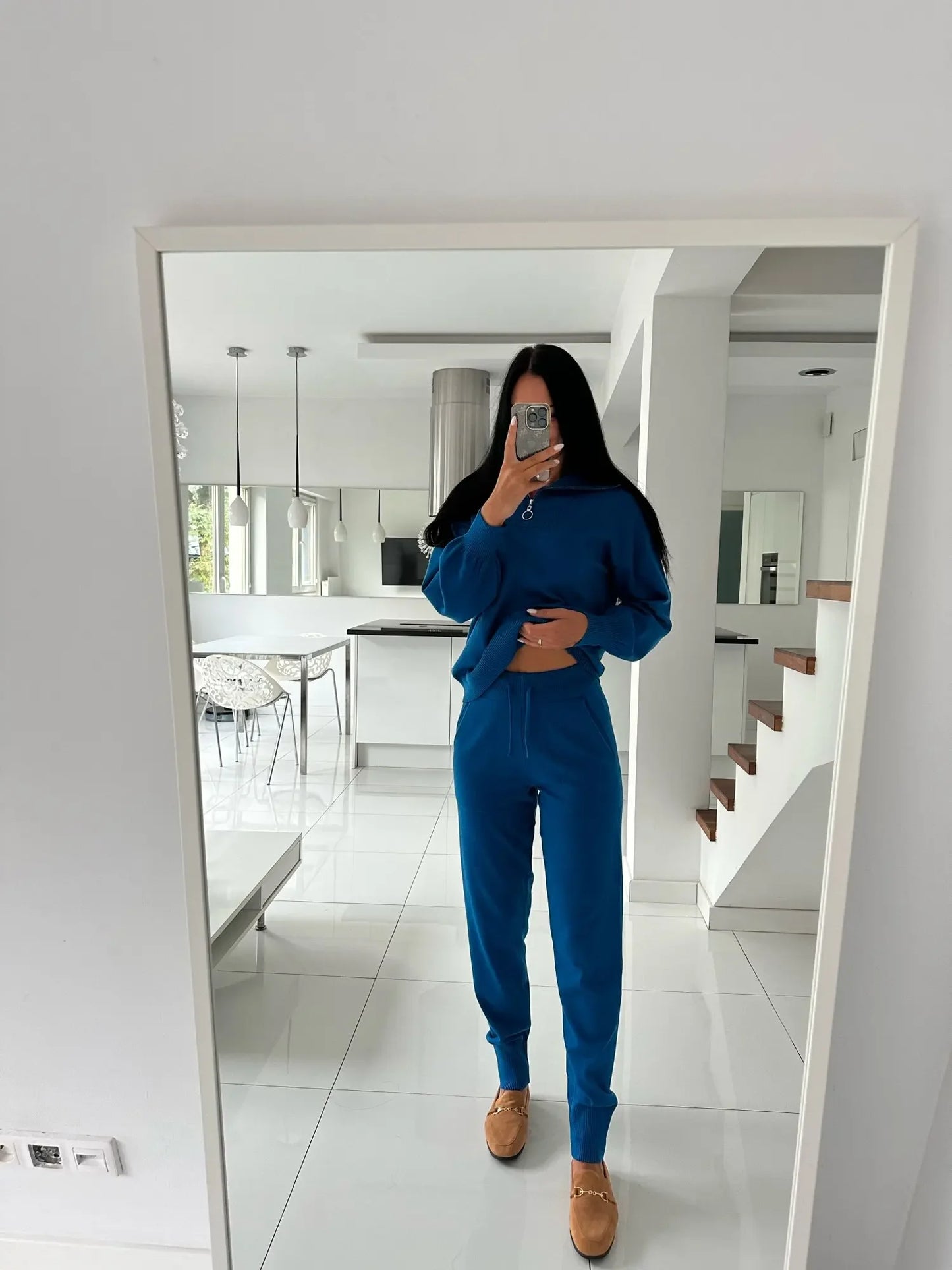 Women's Knitted Suit™ 2 Piece Sets Outfit Trouser Oversized Casual Sweaters Jogging Knitwear Tracksuit
