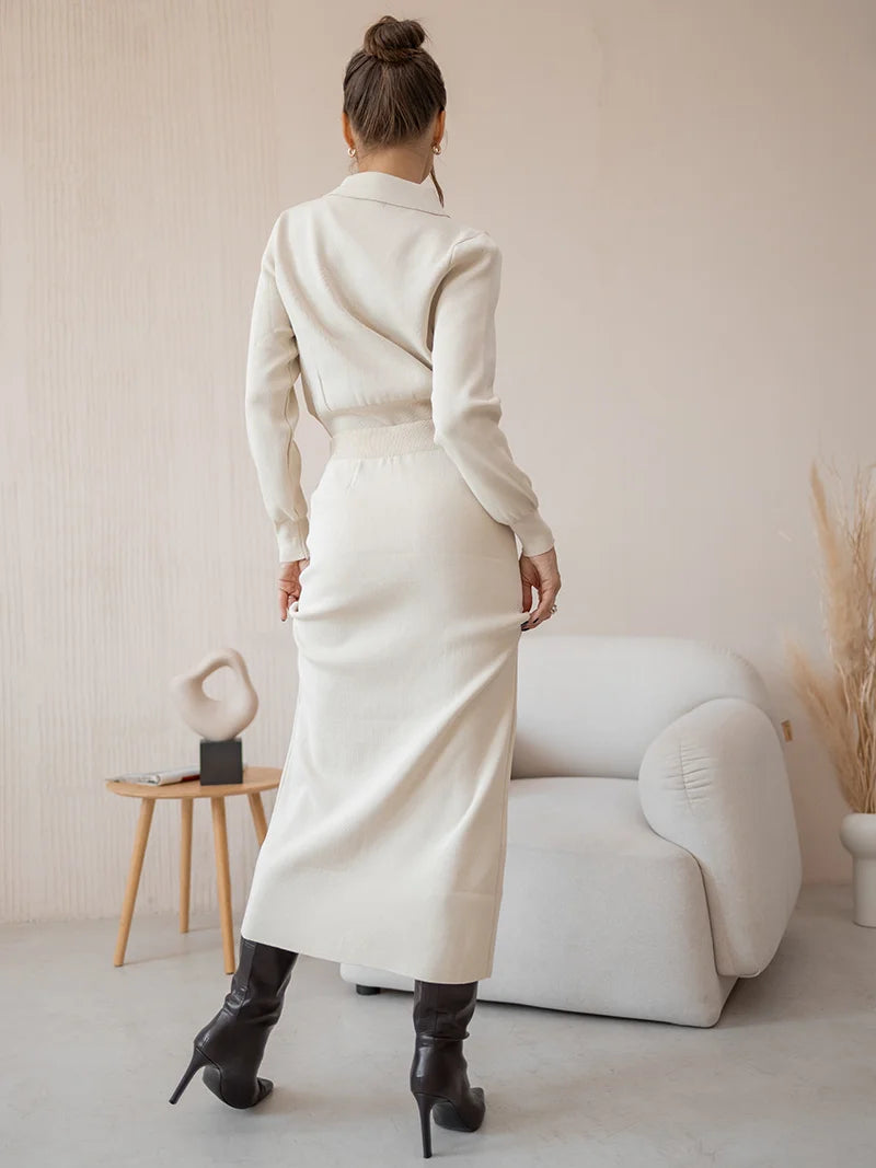 Women's Elegant Dress and Shirt™ Vintage Sets