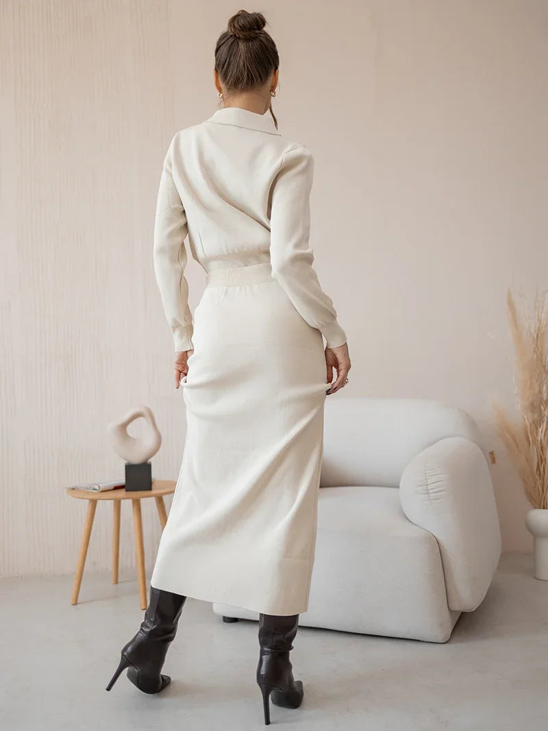 Women's Elegant Dress and Shirt™ Vintage Sets