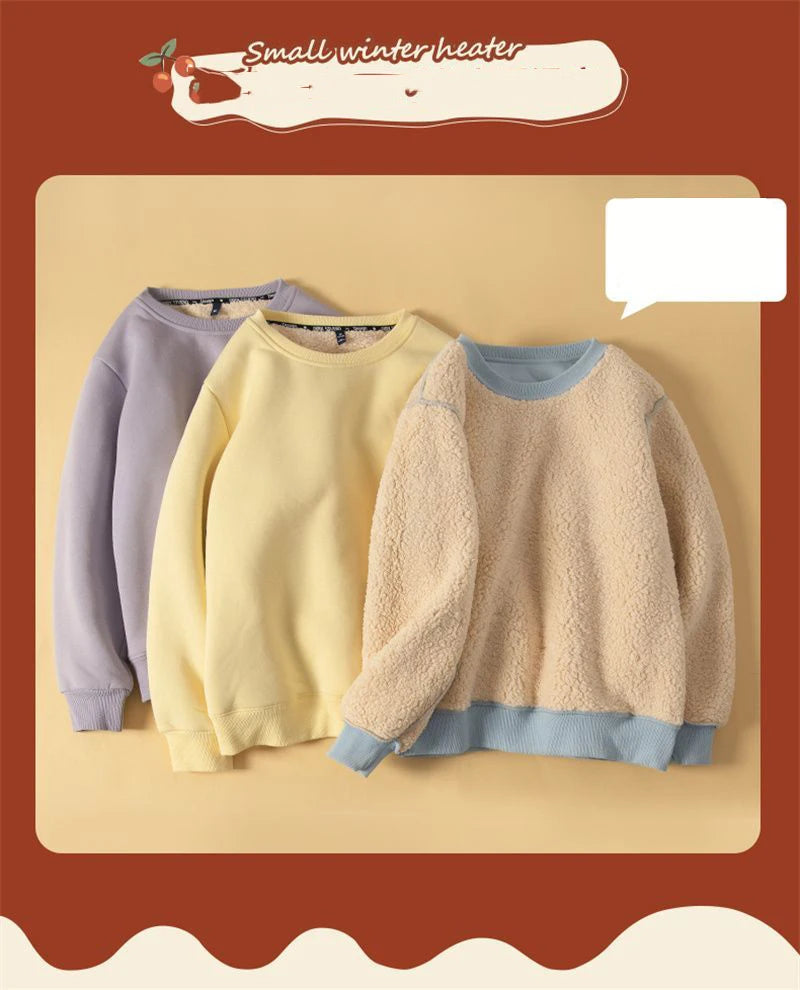 Women's Casual Loose Sweatshirts™ Lambs Wool Fleece