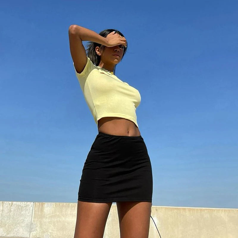 Women's Fashion Mini Skirt™ High Waist Stretch Pencil Slim Fitting Short Skirts