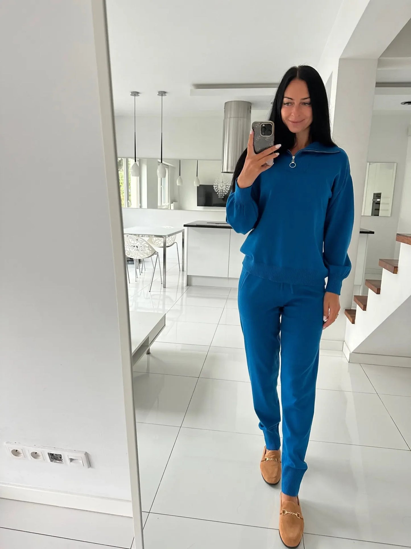 Women's Knitted Suit™ 2 Piece Sets Outfit Trouser Oversized Casual Sweaters Jogging Knitwear Tracksuit