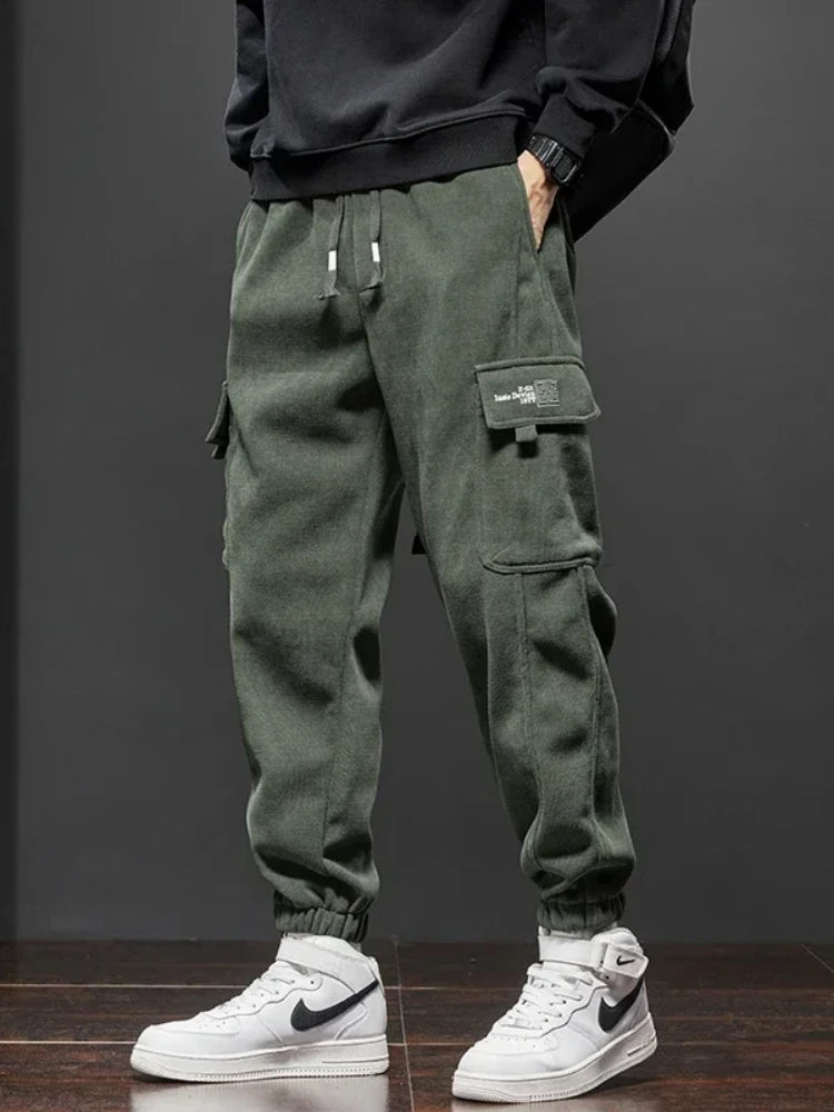 Men's Elastic Waist Jogging™ Spring Autumn New Style Stretch Straight Drawstring Pants