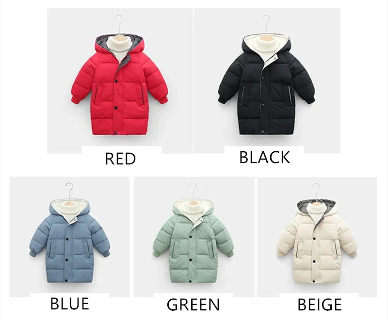 Kids Winter Jackets™ Boys & Girls Hooded Jacket