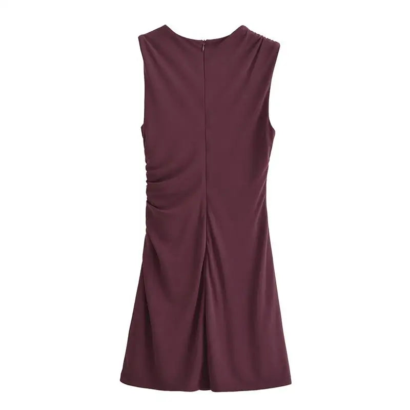 Women Dresses™ Fashion Tight Ruched Mini Dress