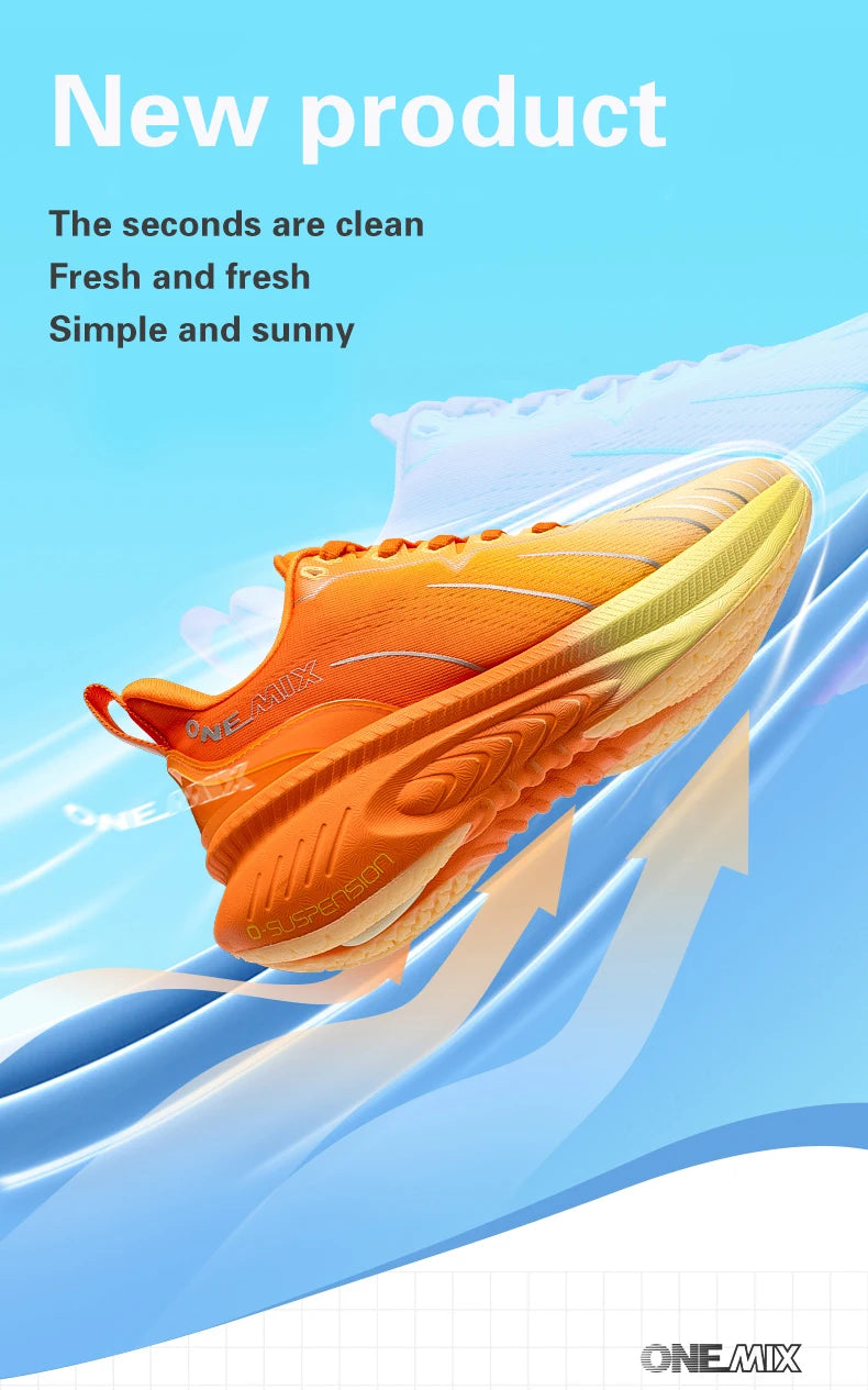 ONEMIX New Cushioning Running Shoes™ Men & Women  Lace Up Sports Women Non-slip Outdoor Athletic Sneakers