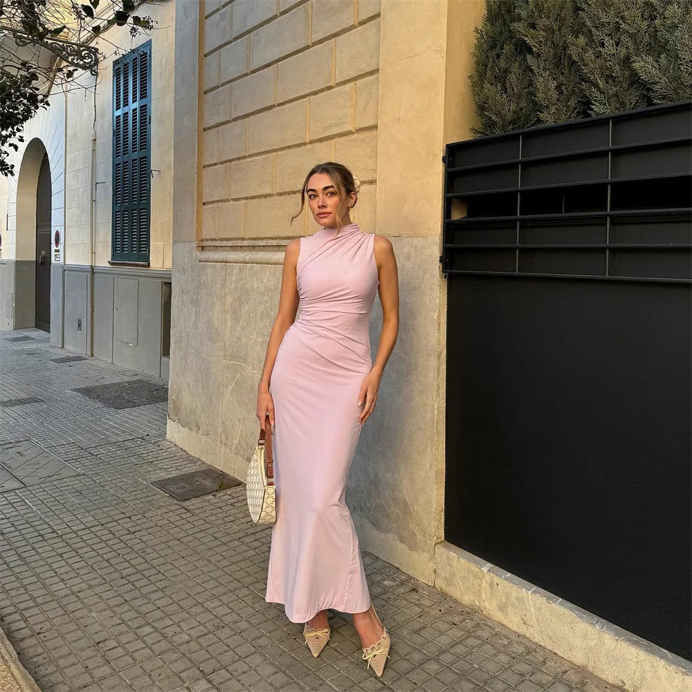 Women Dress™ Spring And Summer Fashionable Pleated Decorative Dress
