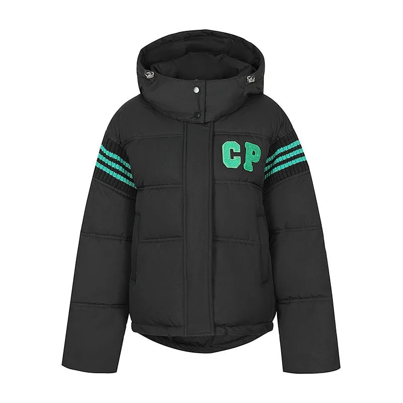 Women's Cotton Jacket™ Thick Loose Color Blocked Parkas Jacket