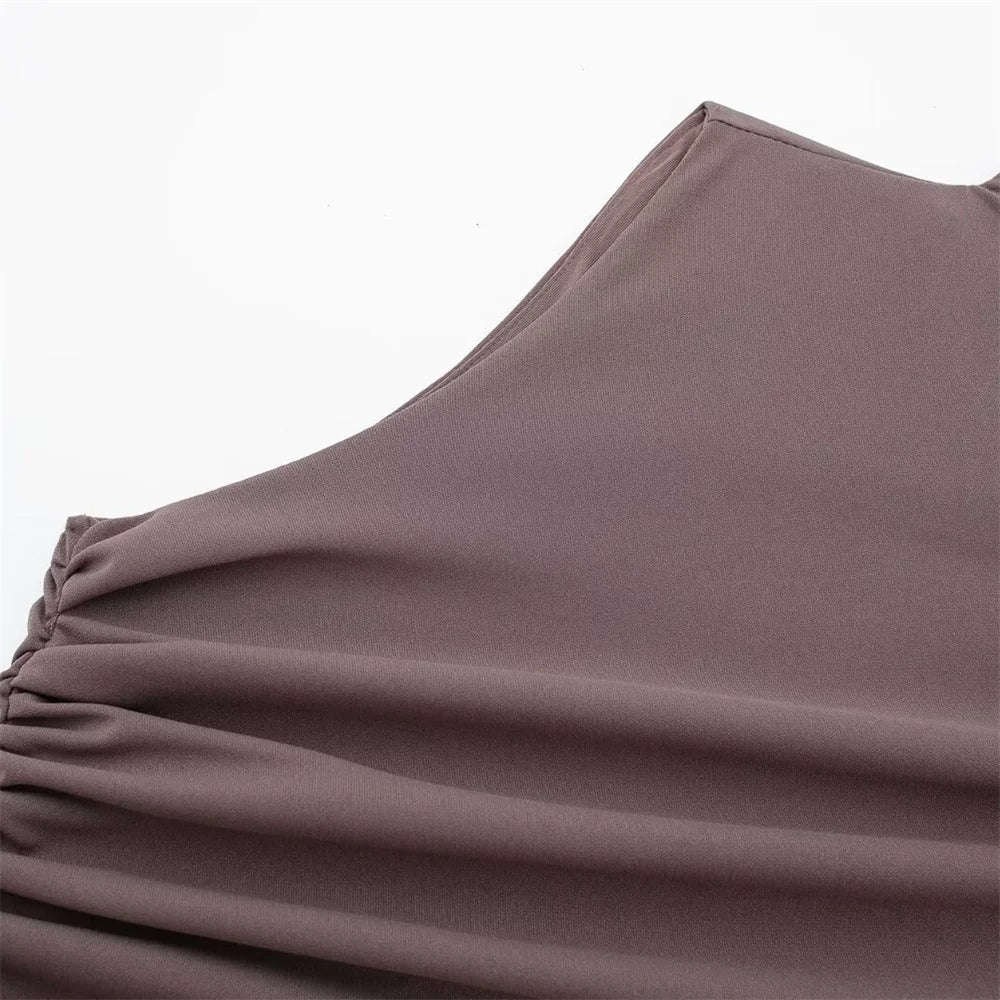 Women Dress™ Spring And Summer Fashionable Pleated Decorative Dress