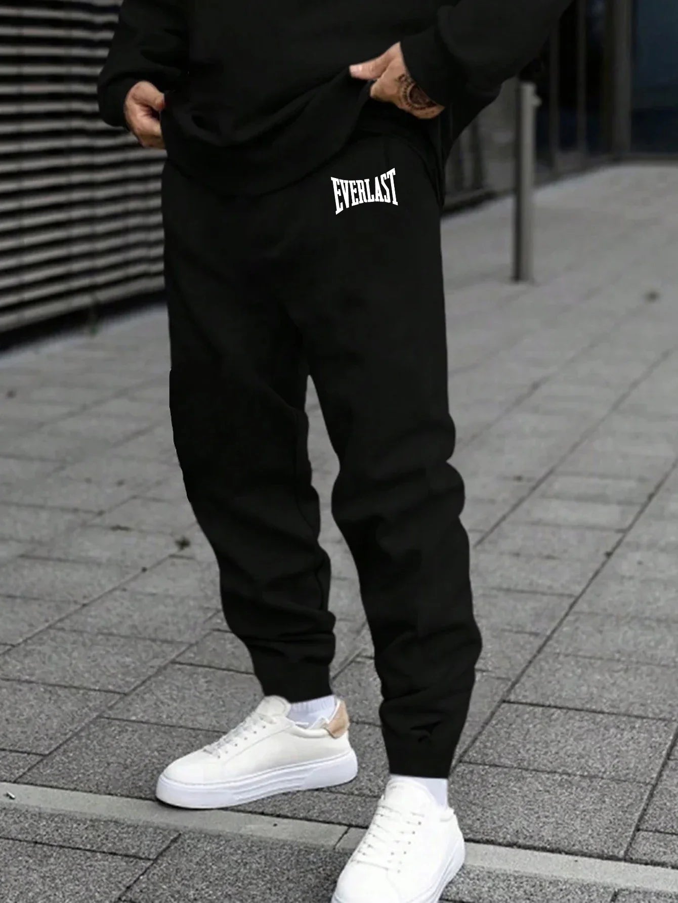 Men's Tracksuit™ Print Sweatshirt and Sweatpants Sportswear Clothing