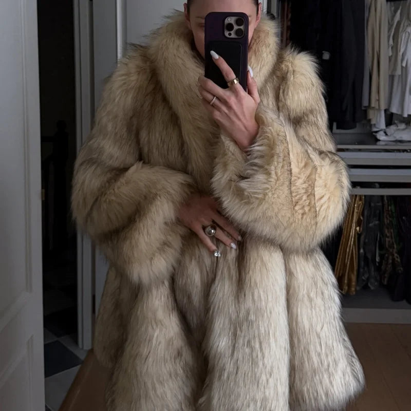 Women's Faux Fur Coat™ Vintage Fluffy Loose Faux Coat