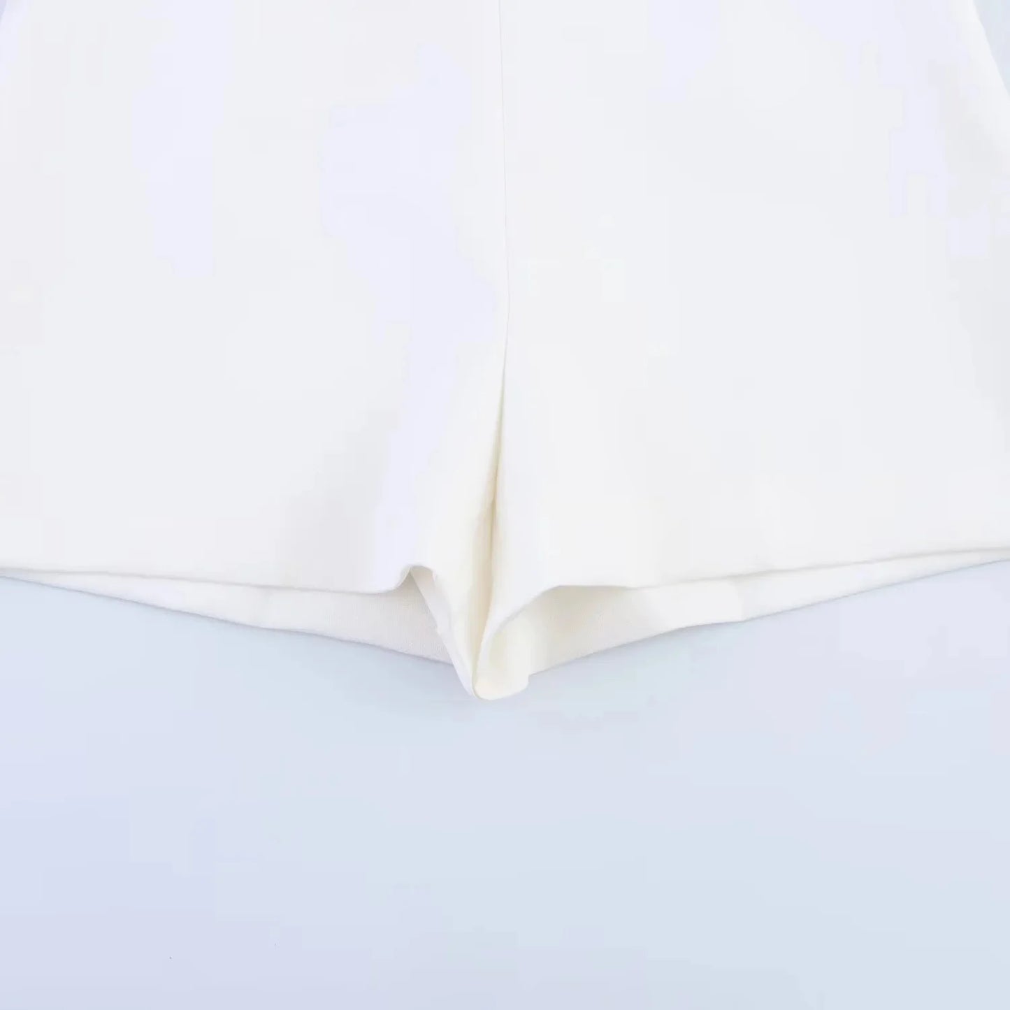 Women's Summer Suit™ TRAFZA Causal Chic Patchwork V Neck Double Breasted Vest Blazer Straight Shorts Spring Summer Sets
