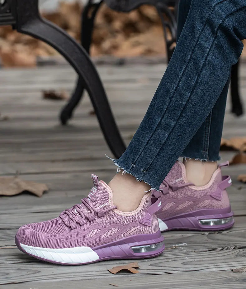Women's Safety Shoes For Work™ Breathable Steel Toe Puncture Proof Sport Work Sneakers