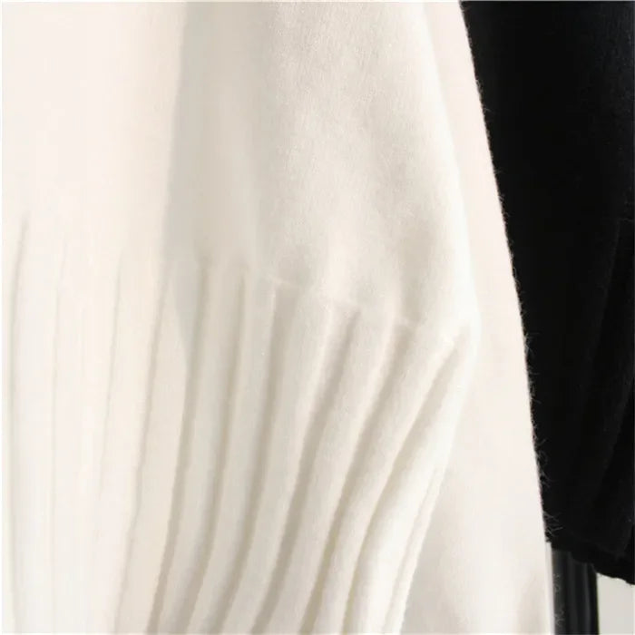 Women's Turtleneck Pullover™ High Elasticity Knitted Ribbed Slim Jumper
