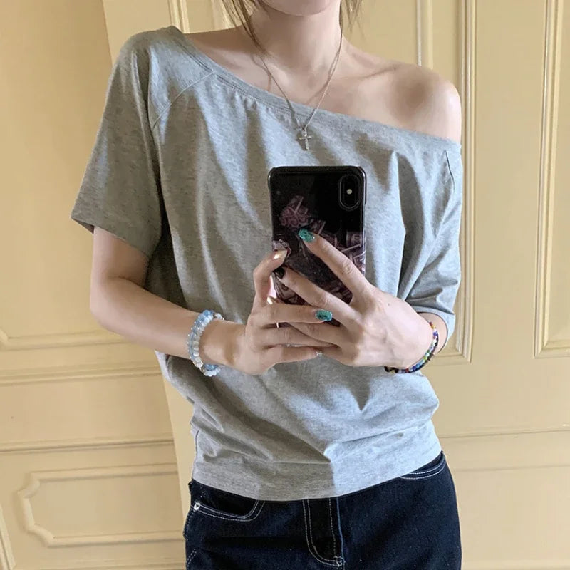Women's Summer T-shirts™ Casual Clean fit Short Sleeve Y2k Top Aesthetic Clothes