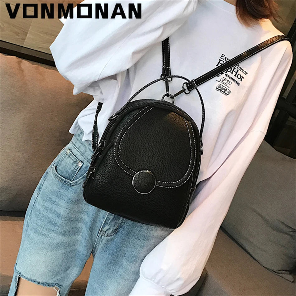 Women's Backpack™ Mini Soft Touch Multi-Function  Shoulder Bag Girl
