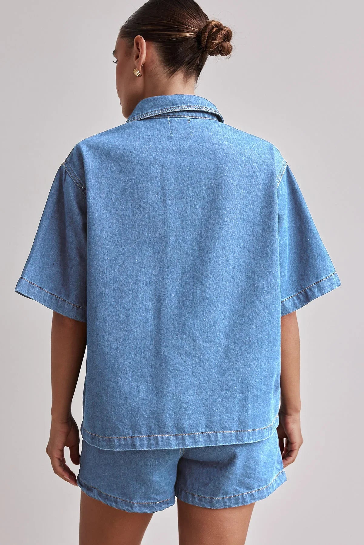 Women's Cross-Border Summer Suit™ Casual Vintage Loose-Fit Denim Shorts Suit