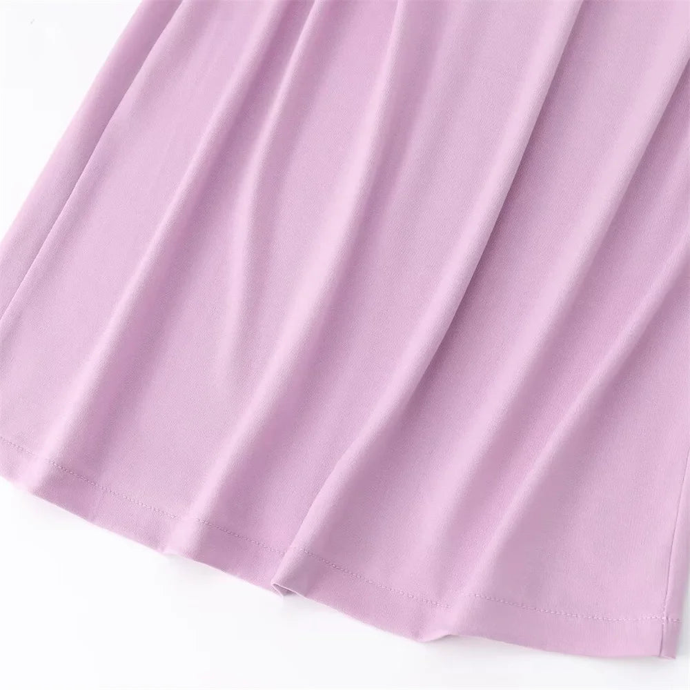 Women Dress™ Spring And Summer Fashionable Pleated Decorative Dress