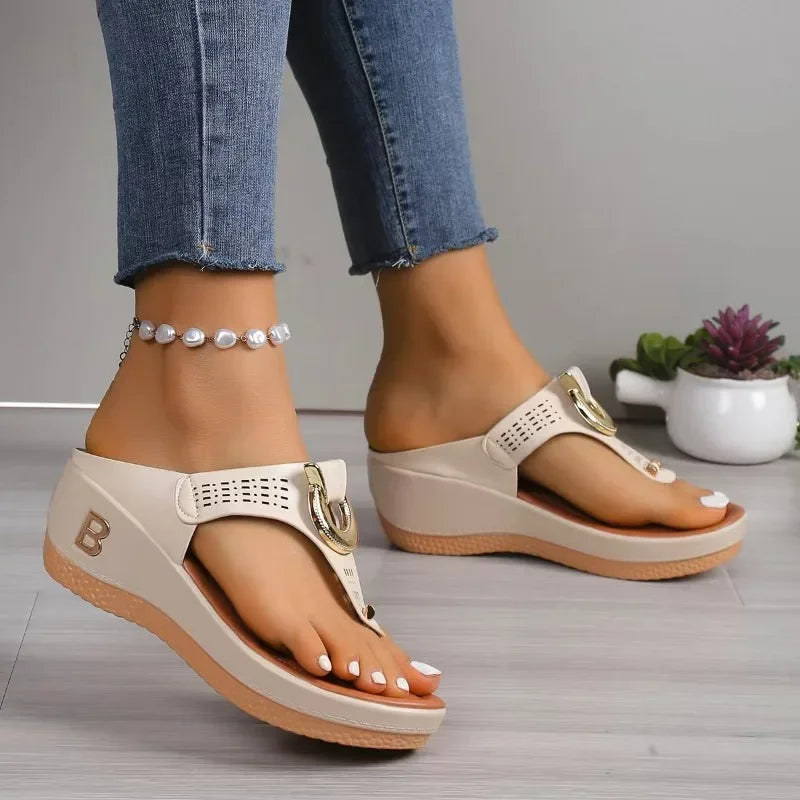 Women's Slippers™ Wedges Causal Platform Beach Slippers